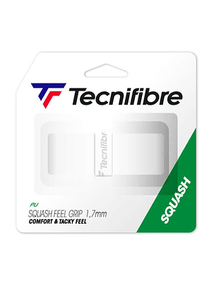 Grip de Squash Tecnifibre SQUASH FEEL GRIP  (Branco,Caixa 12un)