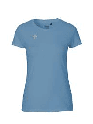 T-shirt de algodão para mulher | Coleção neutra da Teuton sports