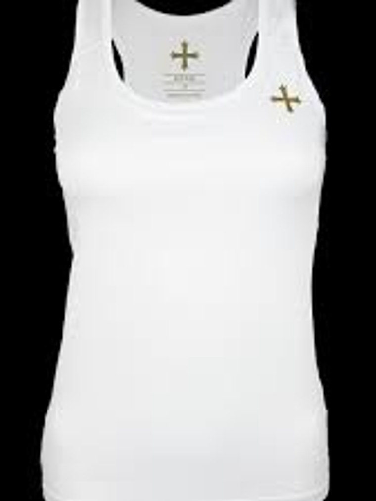 TankTop Teuton | Branco-dourado 1