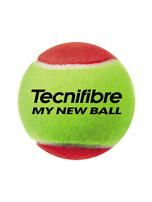 Bola de Ténis Tecnifibre MY NEW BALL : SACHET DE 3 BALLES DE MINI TENNIS