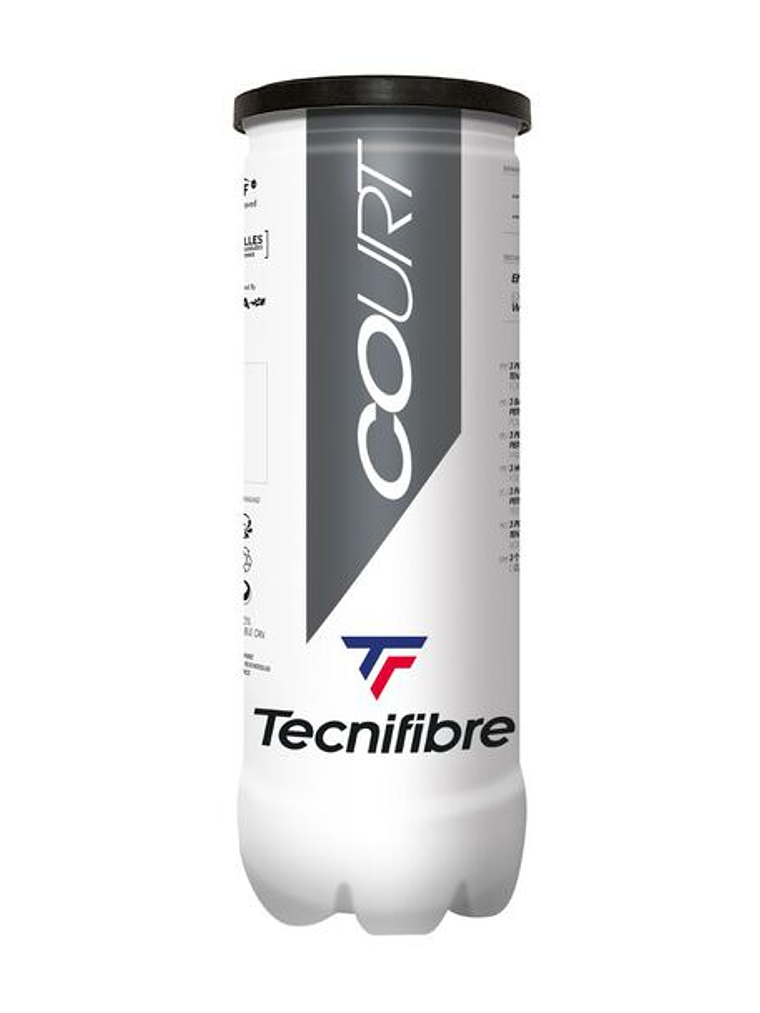 Bola de Ténis Tecnifibre COURT : CARTON DE 36 TUBES DE 3 BALLES DE TENNIS 2