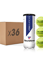 Bola de Ténis Tecnifibre CHAMPION : CARTON DE 36 TUBES DE 3 BALLES DE TENNIS - Miniatura 1