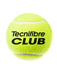 Bola Ténis Tecnifibre CLUB : CARTON DE 18 BIPACKS DE TUBES DE 4 BALLES DE TENNIS - Miniatura 3