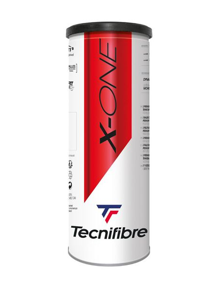Bola de Ténis Tecnifibre X-ONE : CARTON DE 36 TUBES DE 3 BALLES DE TENNIS 2