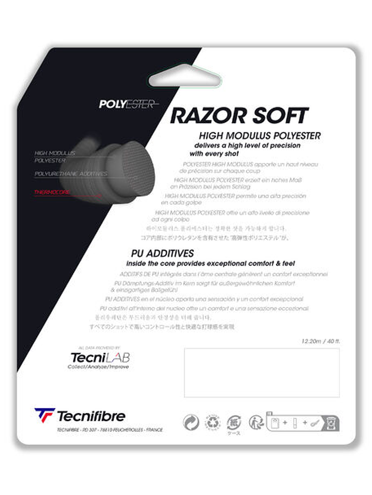Corda Ténis Tecnifibre RAZOR SOFT 1,20 3