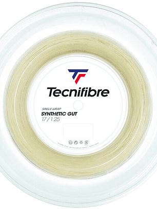 Rolo de Corda de Ténis Tecnifibre SYNTHETIC GUT YELLOW 200M 1,25 