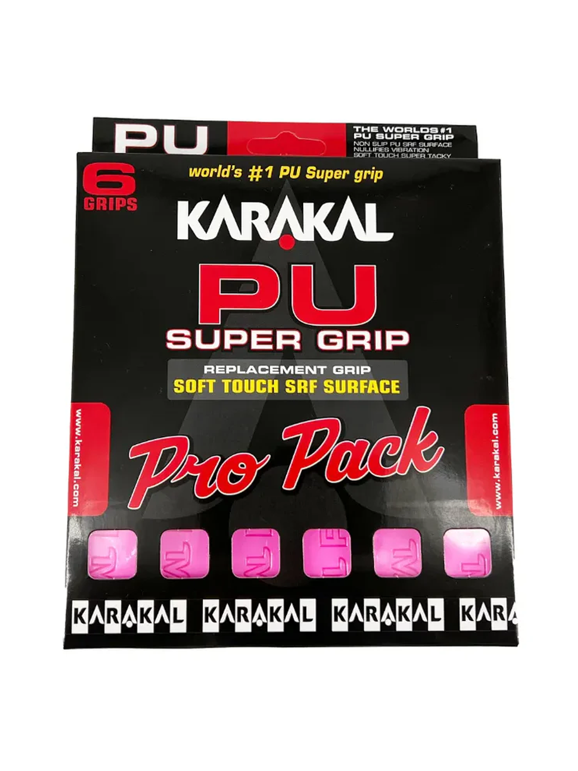 Grip Karakal PU Super Grip Pro Pack 6 Unidades 4