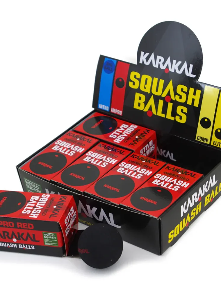 Bola de Squash Karakal Red Dot 1
