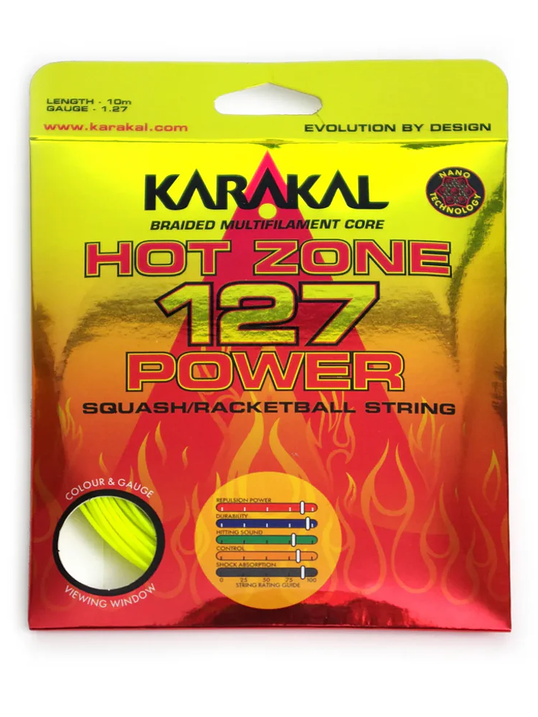 Corda de Squash57 Karakal Hot Zone 127 Power 1