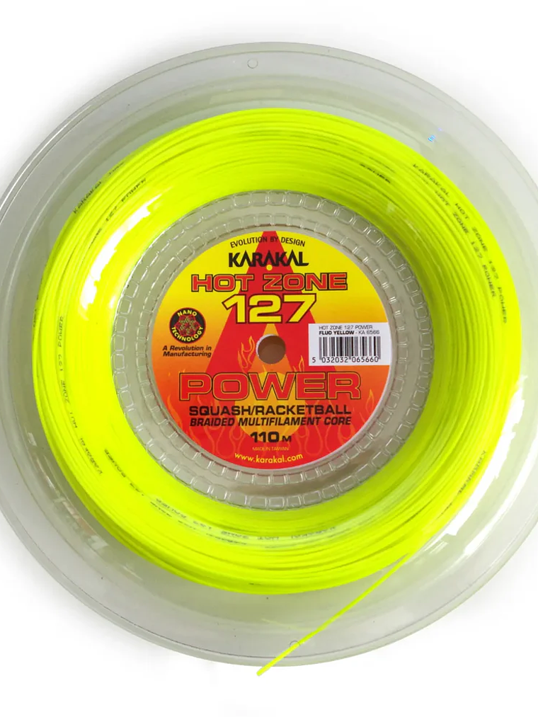 Corda de Squash57 Karakal Hot Zone 127 Power 4