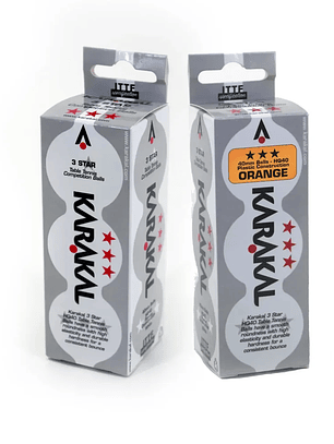 Bola de Ténis de Mesa Karakal 3 Star