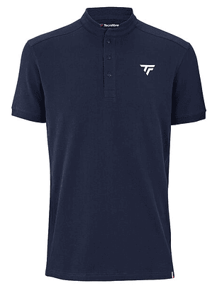 PÓLO EM PIQUÉ AZUL-MARINHO 