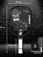 Raquete de Pickleball Zcebra TOTEM Black Stream Series - Miniatura 6