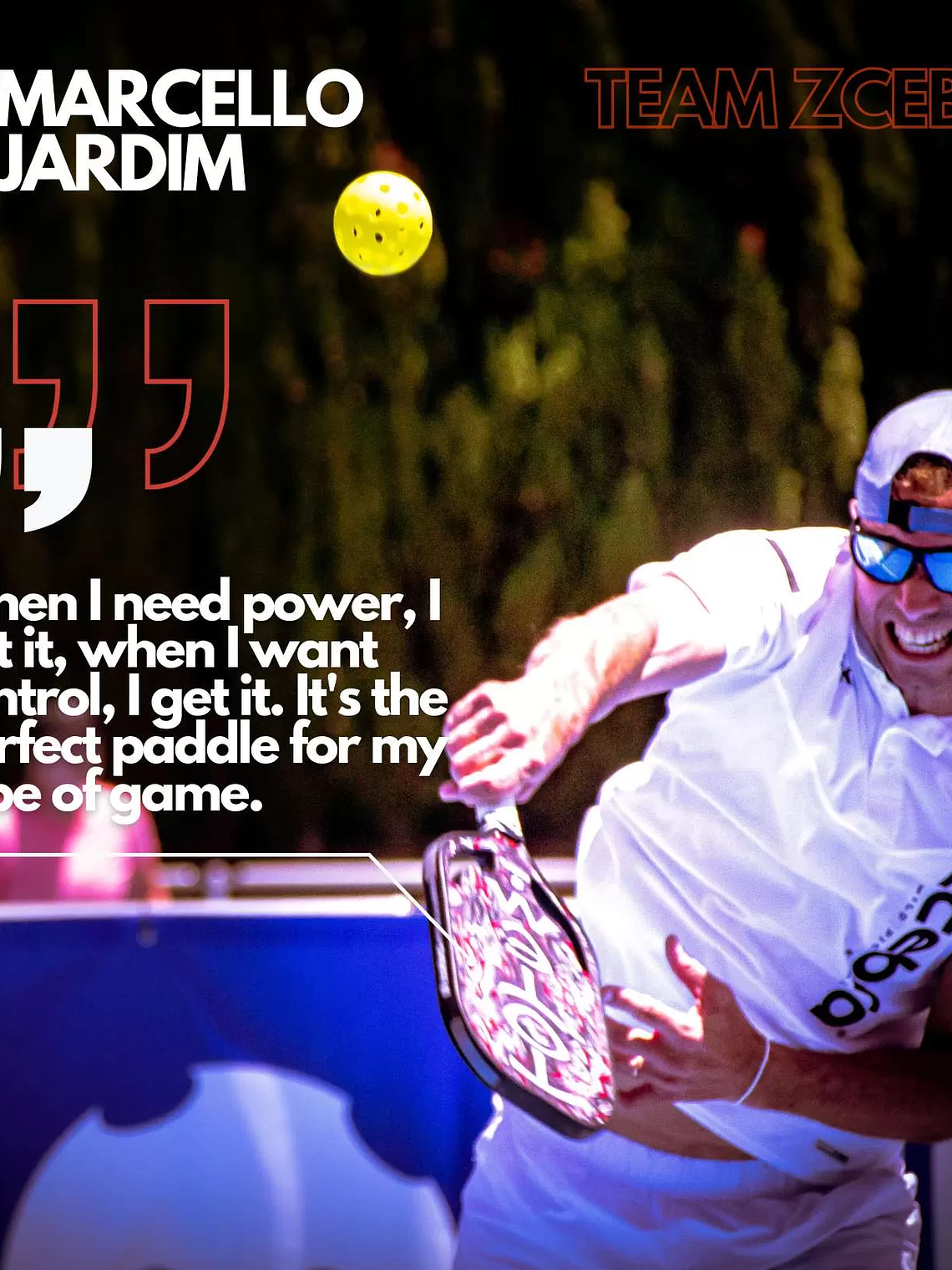 Raquete de Pickleball Zcebra Totem Stream Series Original 2