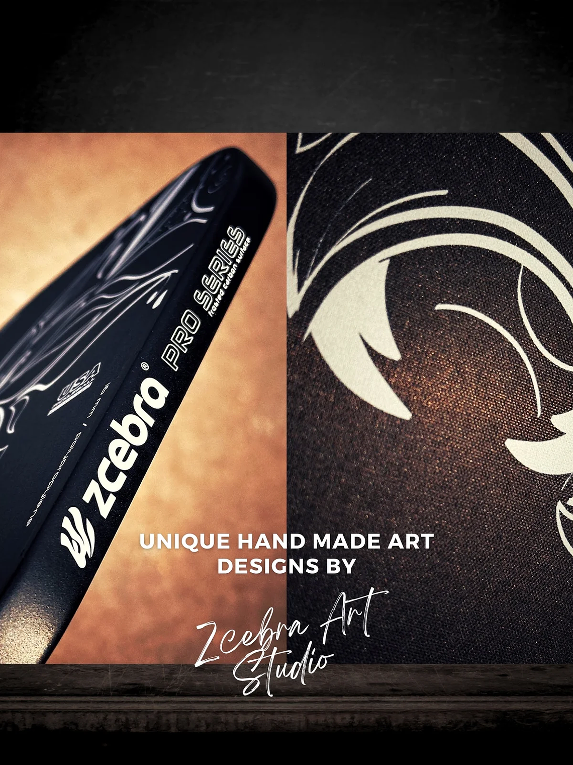 Raquete de Pickleball Zcebra THE QUEEN Edgeless 9