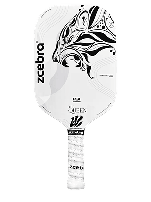 Raquete de Pickleball Zcebra White THE QUEEN