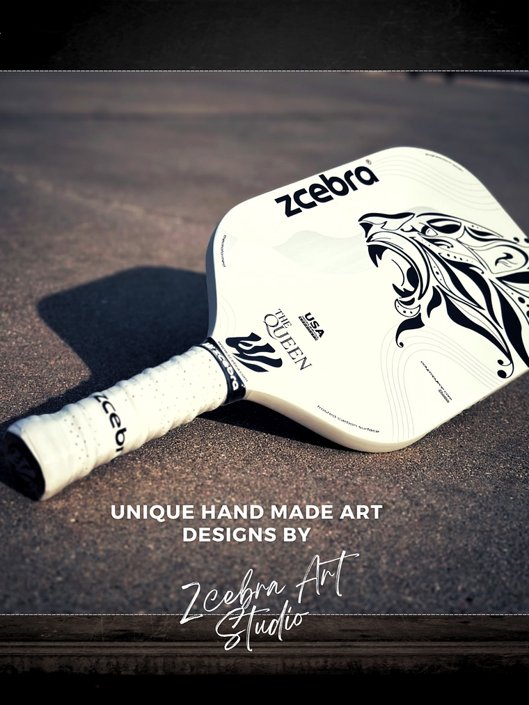 Raquete de Pickleball Zcebra White THE QUEEN 7