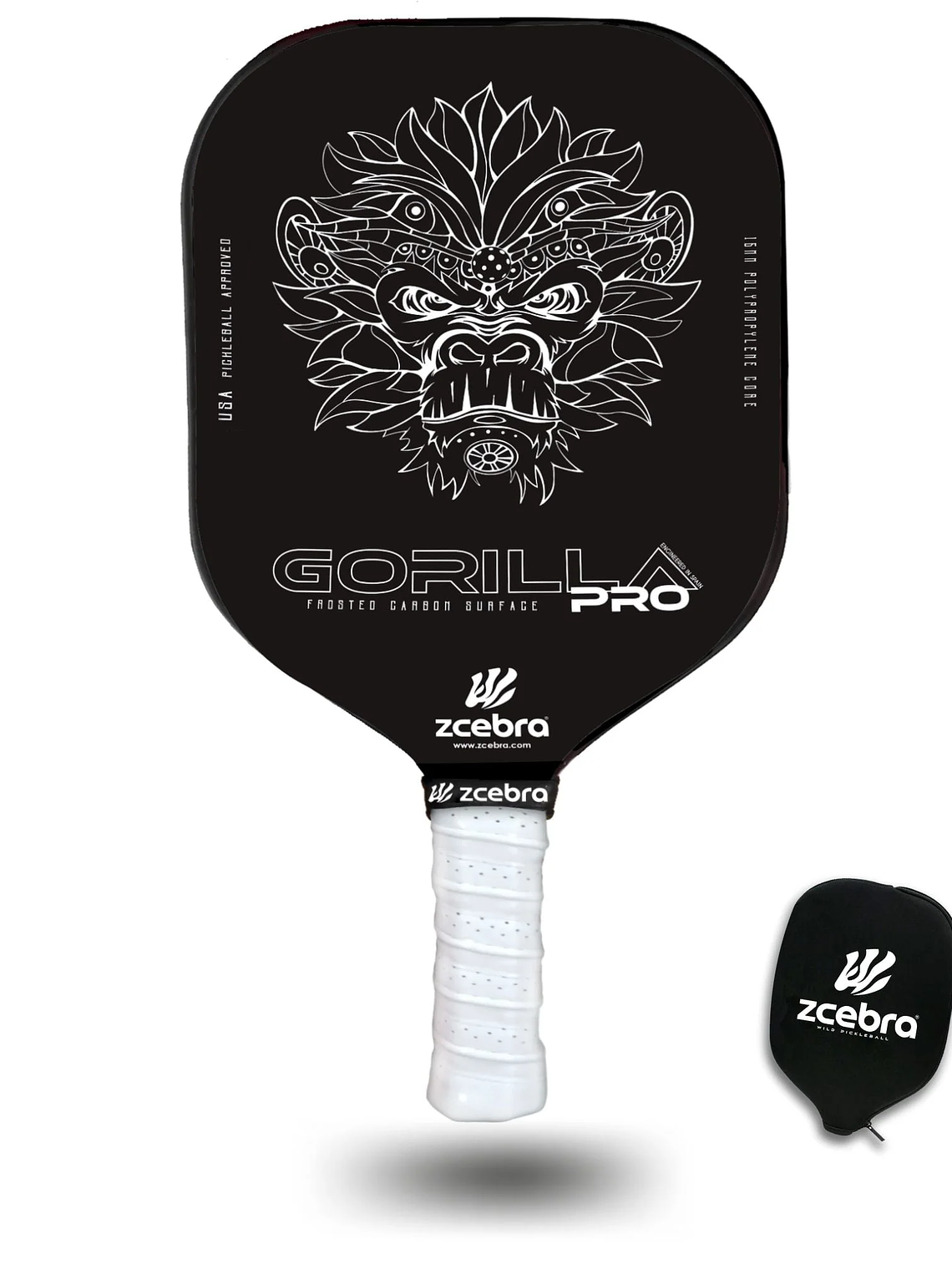 Raquete de Pickleball Zcebra GORILLA PRO SERIES (Black) 8