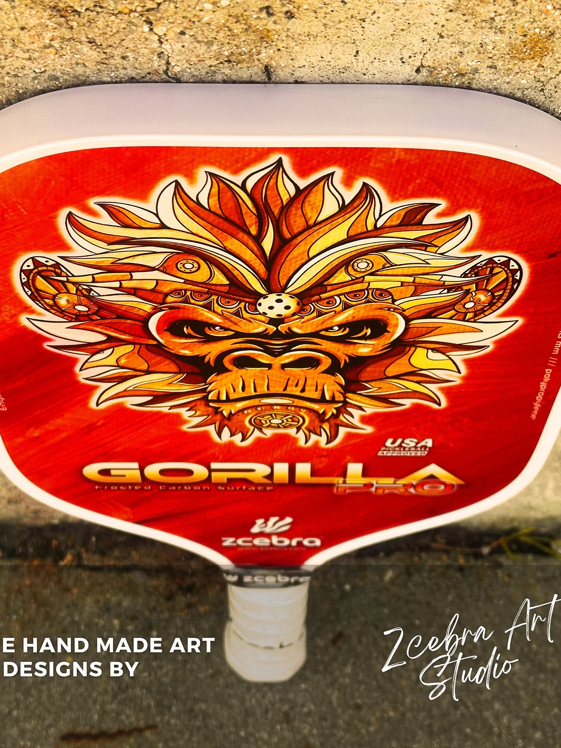 Raquete de Pickleball Zcebra GORILLA PRO SERIES (orange) 4