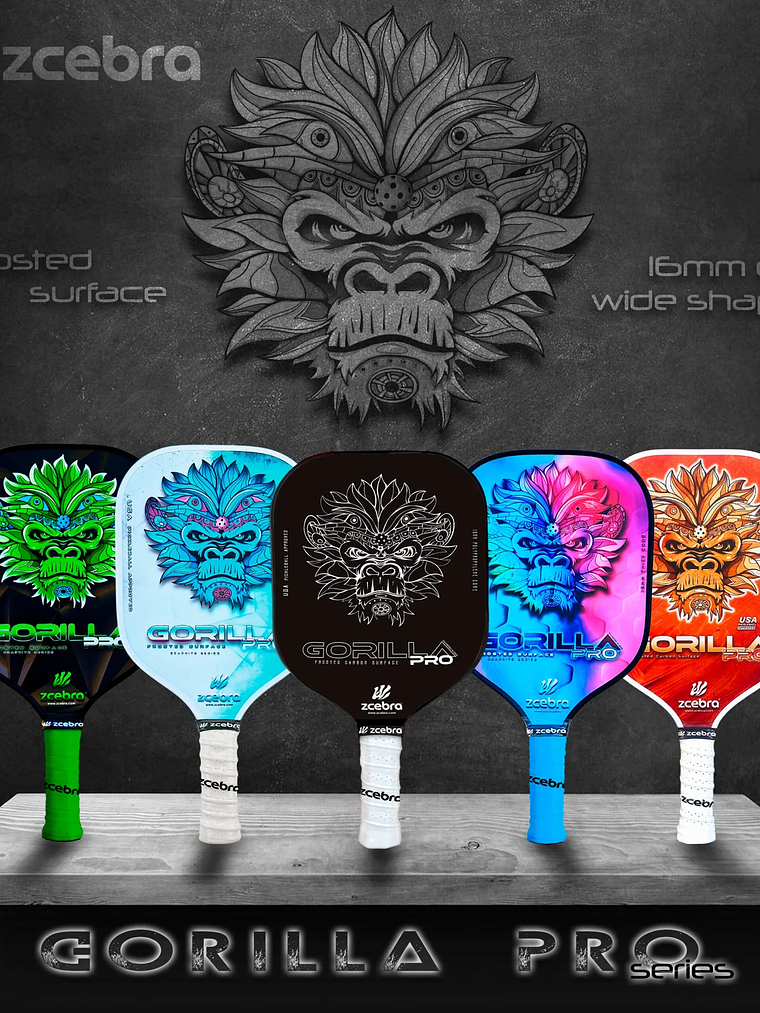 Raquete de Pickleball Zcebra GORILLA PRO SERIES (orange) 8