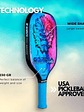 Raquete de Pickleball Zcebra Carbon GORILLA PRO SERIES (Rainbow) - Miniatura 3