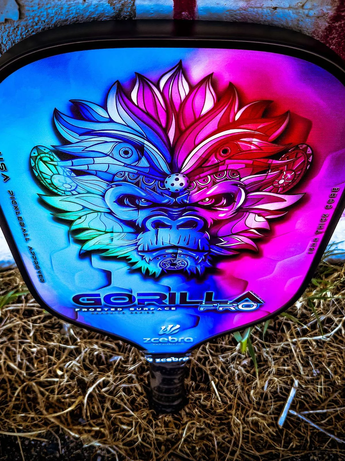 Raquete de Pickleball Zcebra Carbon GORILLA PRO SERIES (Rainbow) 5