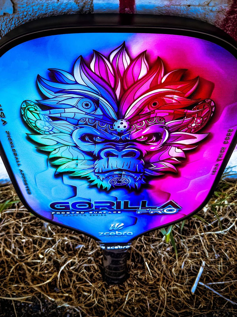 Raquete de Pickleball Zcebra Carbon GORILLA PRO SERIES (Rainbow) 5