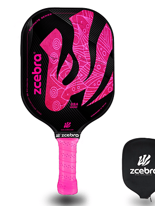 Raquete de Pickleball Zcebra GRAPHITE SERIES (pink edition)