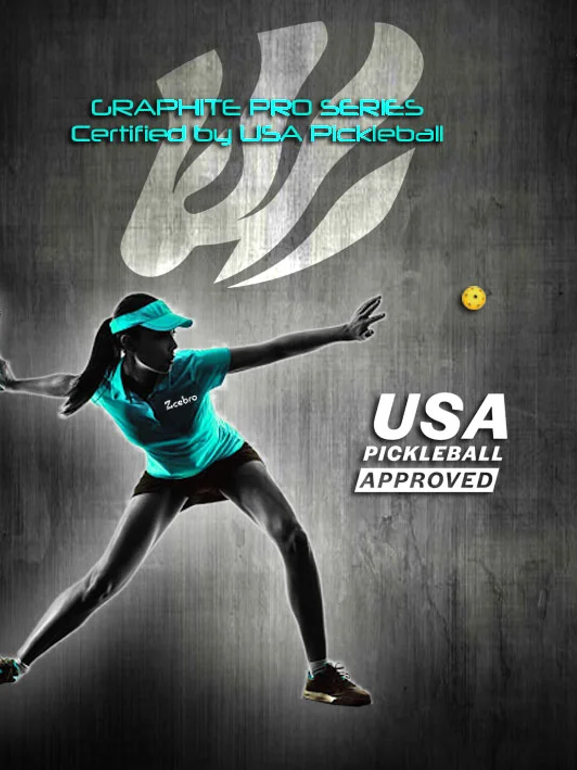 Raquete de Pickleball Zcebra GRAPHITE SERIES Sky Edition 6