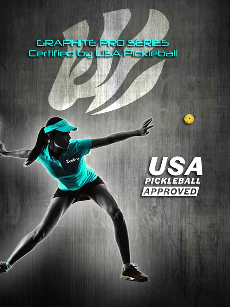 Raquete de Pickleball Zcebra GRAPHITE SERIES Sky Edition 6