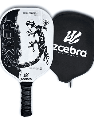 Raquete de Pickleball Zcebra Zgecko FIBERGLASS SERIES (white)