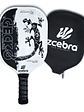 Raquete de Pickleball Zcebra Zgecko FIBERGLASS SERIES (white) - Miniatura 1