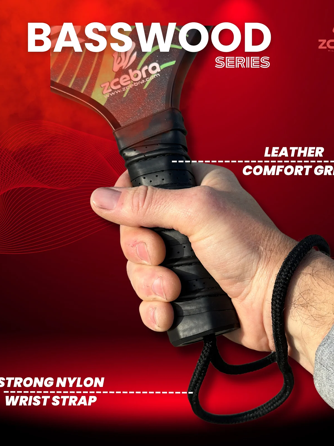 Raquetes de Pickleball Zcebra Kit: 2 Raquetes, 2 Balas 5