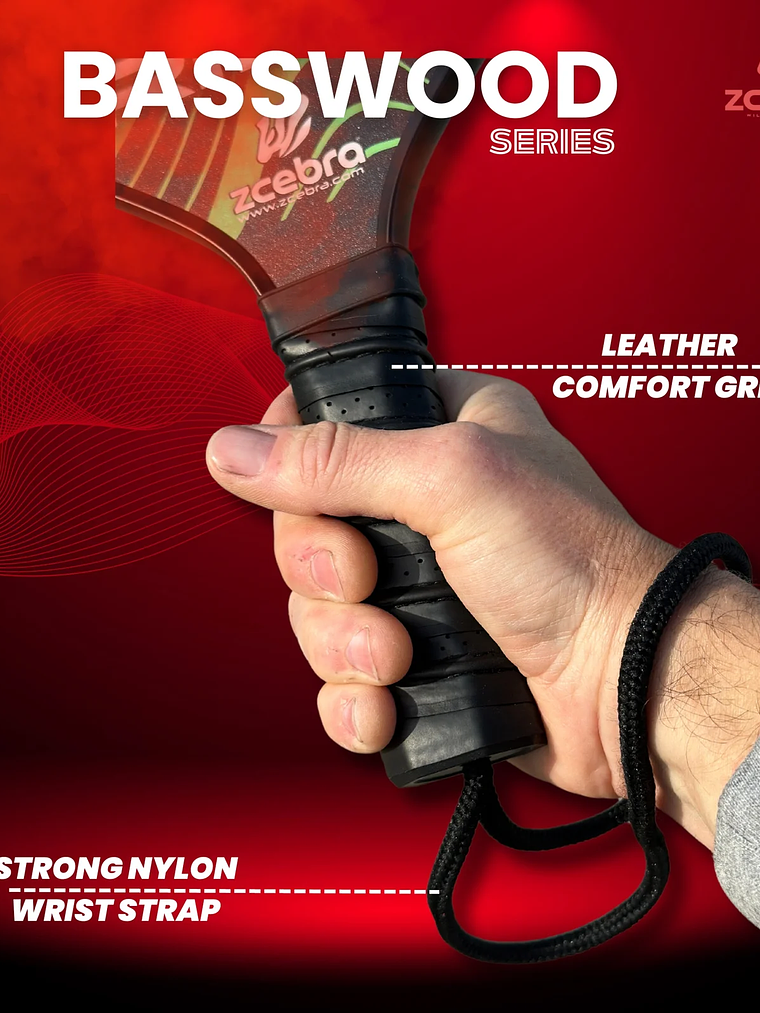 Raquetes de Pickleball Zcebra Kit: 2 Raquetes, 2 Balas 5