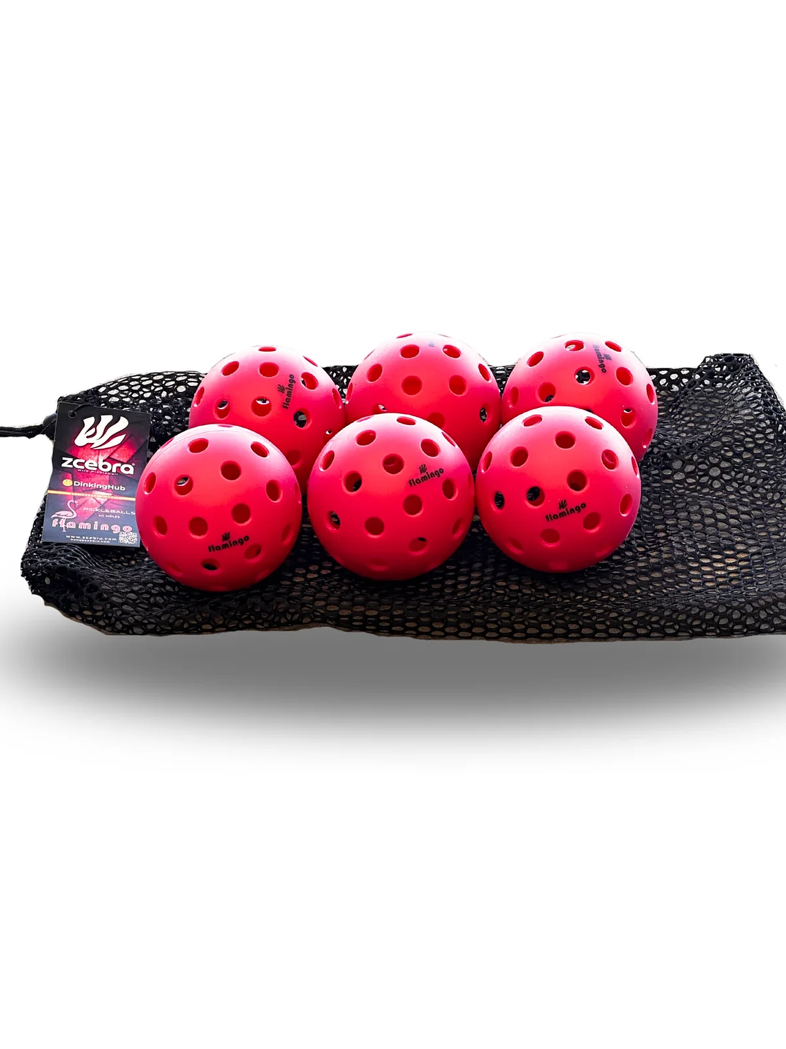 Bola de Pickleballs Zcebra Onsight Series FLAMINGO EDITION Pack 12 unidades 1