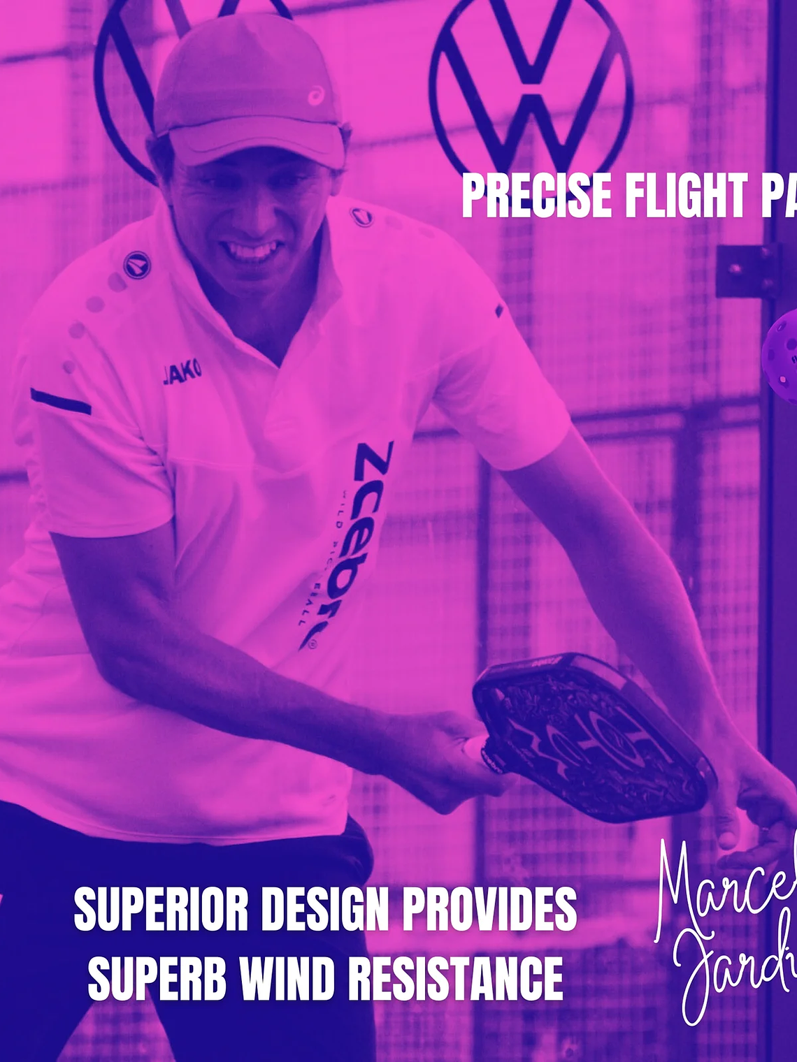 Bola de Pickleballs Zcebra Onsight Series FLAMINGO EDITION Pack 12 unidades 5