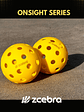 Bola de Pickleballs Zcebra Onsight Series USA Pack 45 - Miniatura 1