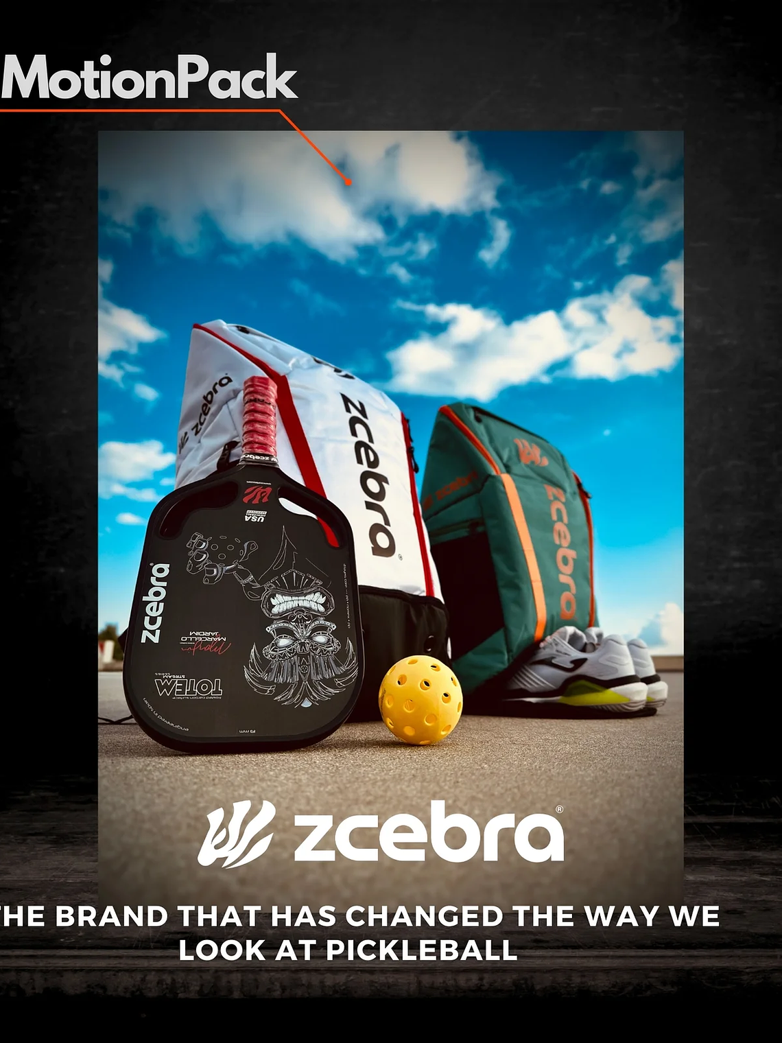 Mochila de Pickleball ZCEBRA MotionPack 50 Liters Green 6