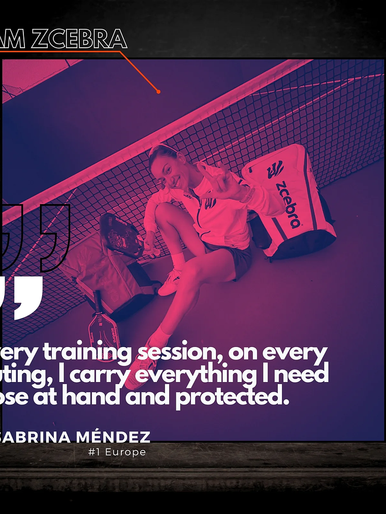 Mochila de Pickleball ZCEBRA MotionPack 50 Liters Green 8