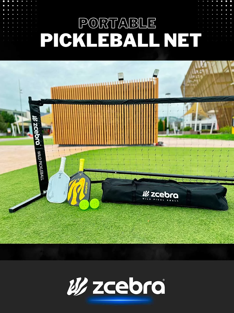 Rede Pickleball Zcebra Net and Carry Bag 7