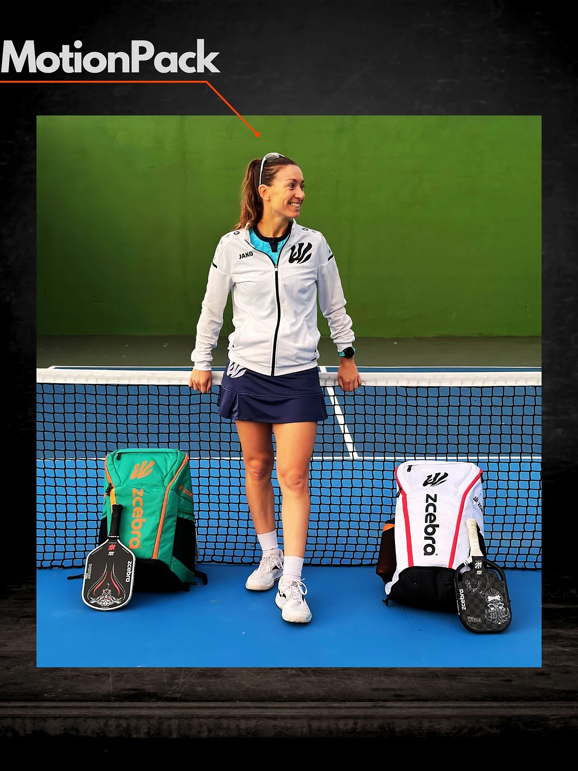 Mochila de Pickleball ZCEBRA MotionPack – 50 Liters White 7