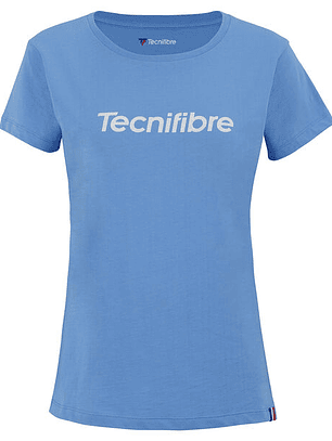 CAMISETA (T-SHIRT) DE ALGODÃO TEAM DA TECNIFIBRE PARA SENHORA