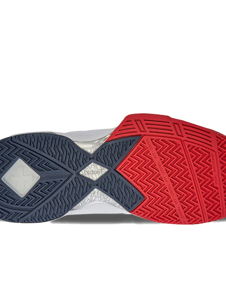 Sapatilhas Teuton All Court-AC1 - Preto, Branco e Vermelho 9