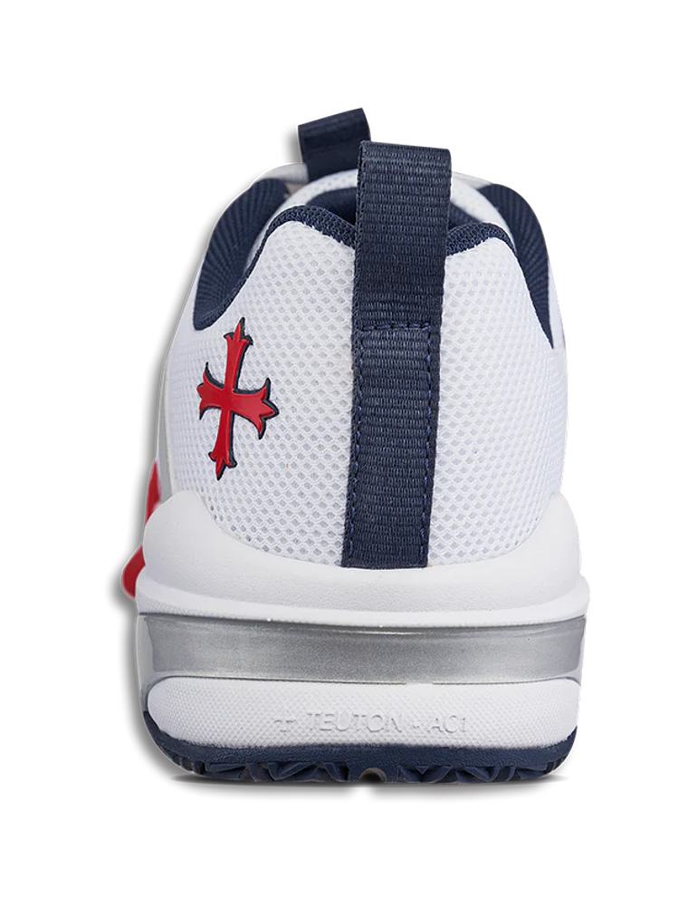 Sapatilhas Teuton All Court-AC1 - Branca, Vermelha e Preta 3