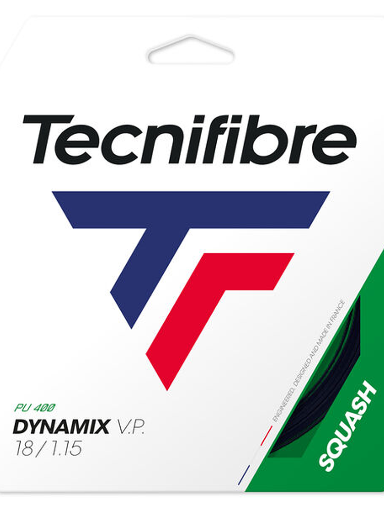 Cordas de Squash Tecnifibre DYNAMIX VP NOIR 1,25 1