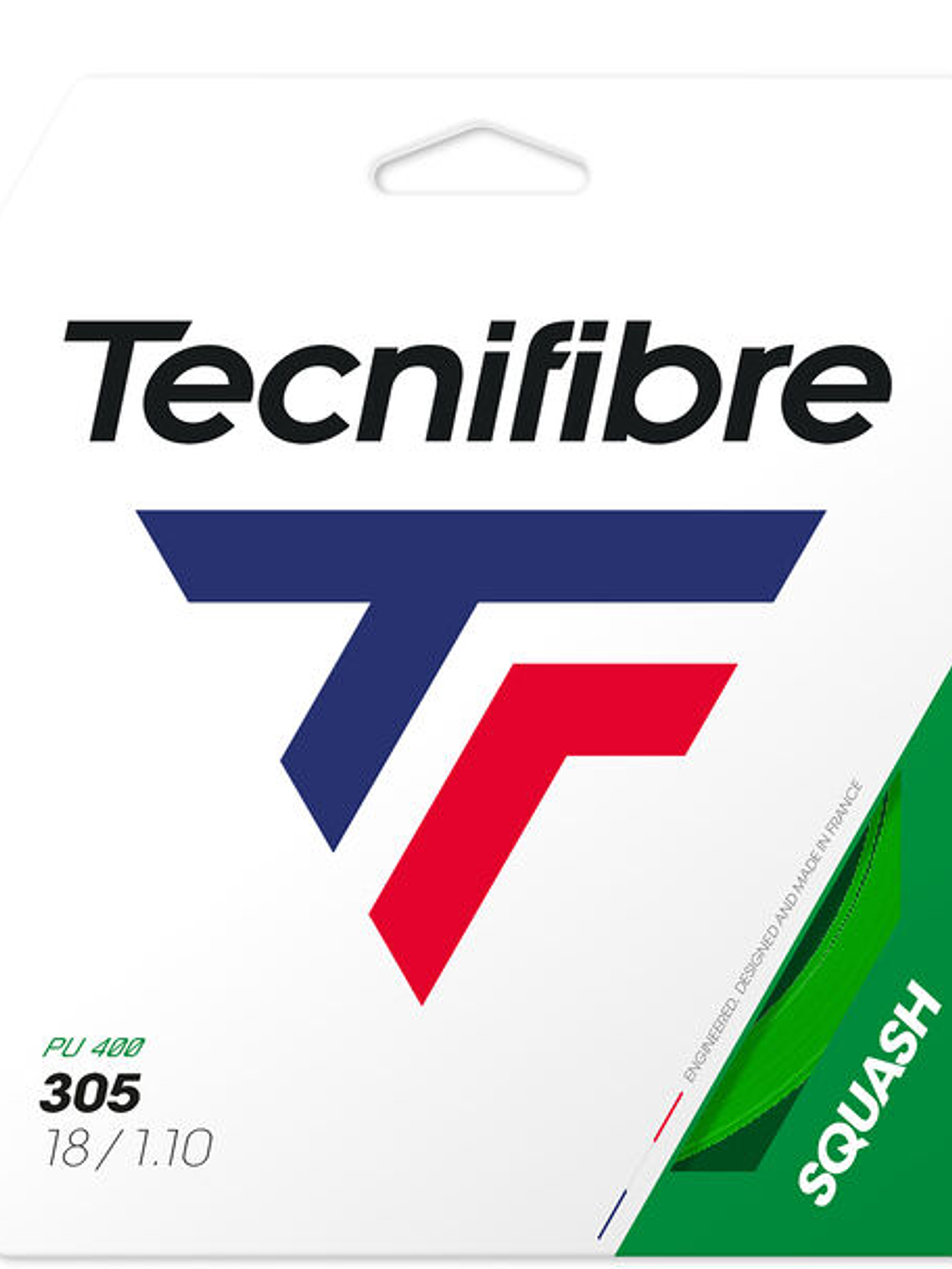 Cordas de Squash Tecnifibre 305 SQUASH GREEN 1,10 1