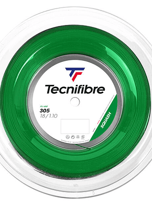Rolo de Cordas de Squash Tecnifibre 200M 305 SQUASH GREEN 1,10
