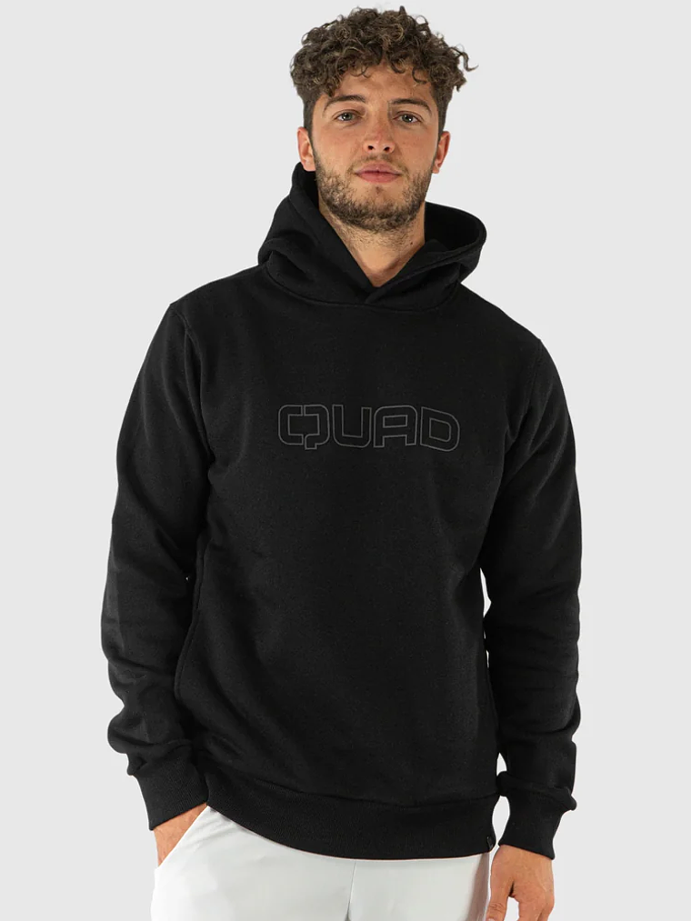 Hoodie Essential Preto da QUAD  1