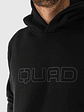 Hoodie Essential Preto da QUAD  - Miniatura 4