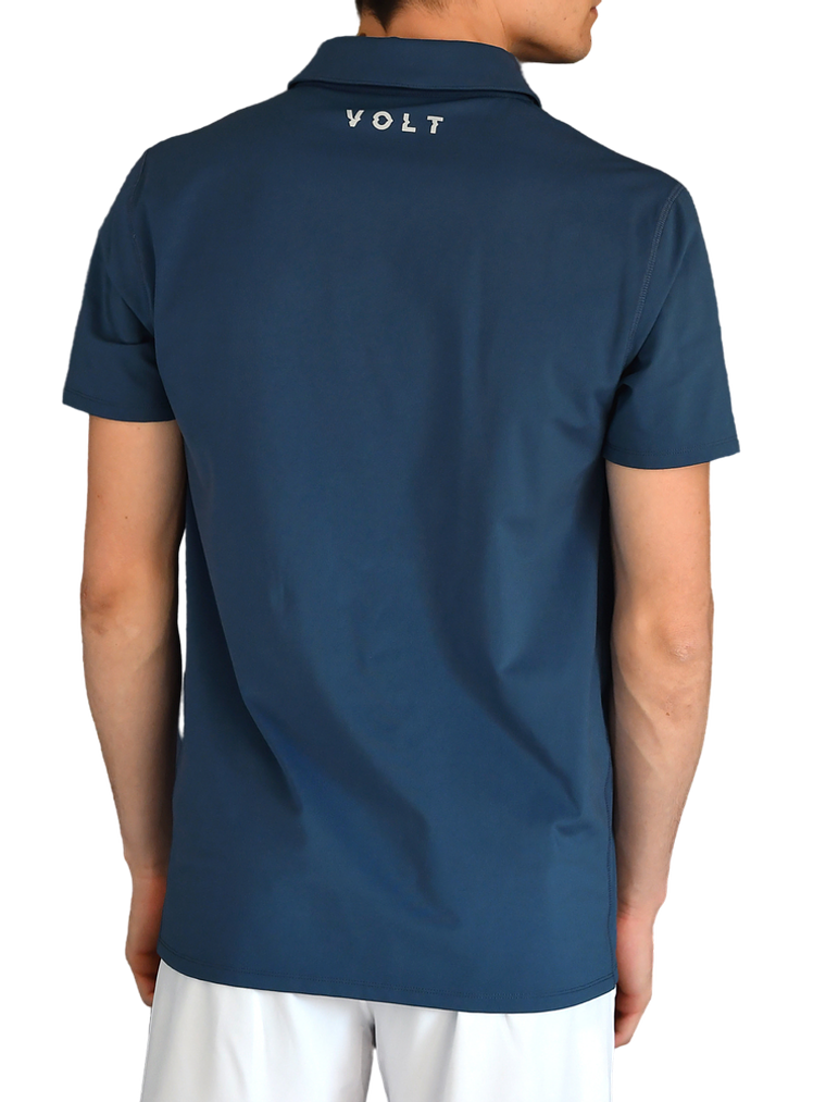 Pólo Performance azul-petróleo da VOLT  2